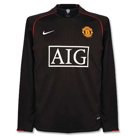 2007-08 Manchester United Away Fullsleeves Jersey - Retro