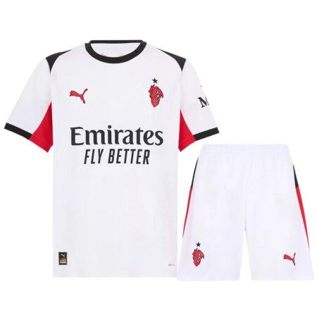Ac Milan Away Set 2025/26 ( Jersey+Shorts)